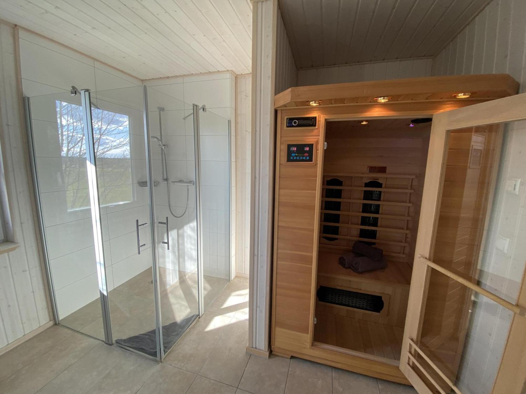 Ferienhaus Skipper Hus By Seeblick Ferien Oro, Kamin,Sauna Olpenitz Bagian luar foto